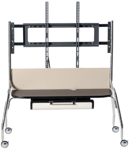 Soporte TV Soporte Televisores Soporte Rodante Para TV, Carrito Para TV Móvil Con Ruedas, Soporte Para TV De 55 A 85 Pulgadas, Soporte Para Carrito De TV Con Estante De Almacenamiento Soporte TV Pie (