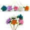 Niuhong 10Pcs Palitos Fragancia Fragancia Palitos Difusores Flores Rosas Papel Varillas Difusoras Aroma Repuesto Palos Difusores Madera Ratán Varillas Difusoras Fragancia SPA Oficina Casa