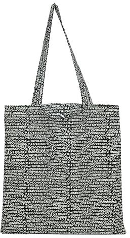 RADLEY London Womens Signature Logo Responsible Foldaway Reusable Shopping Tote Shoulder Bag in Black