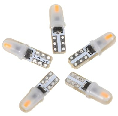 CLISPEED 5pezzi Lampadine Led Cruscotto Auto Luci Strumentazione Interna Con Tecnologia Diffusione Per Illuminazione Uniforme e Atmosfera Calda