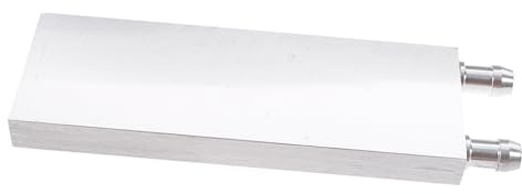 MUELODSIC Disipador CPU Aluminio para Refrigeración Líquida PC Bloque de Agua Duradero Compatible con Múltiples Sistema para Enfriamiento Industrial y Doméstico