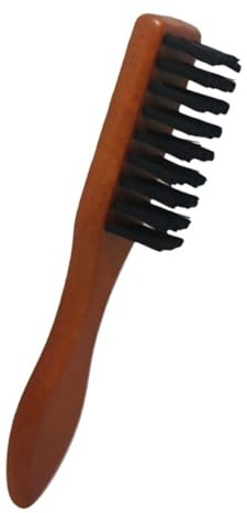 Veemoon Retro Herren Haarbürste aus Holz mit Reinigungsfunktion für Broken Hair und Bartpflege Leichte Hautschonende Stylingbürste für Zuhause und Friseursalon