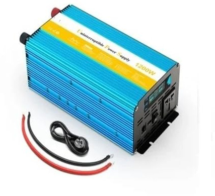 Transformateur Convertisseur 8000W 6000W 5000W 3000W DC 12V vers AC 220V 230V À Onde Sinusoïdale Transformateur Hors Réseau Onduleur Domestique avec Chargeur(24V,220V-240V(50HZ),1200W 2400W)