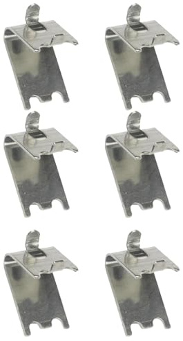 HONITANO 6Pcs Refrigerator Shelf Clips Freezer Clamp Hooks Fridge Shelf Support Braces for Cooler and Fridge