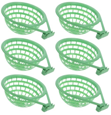 Cuencos para Palomas | 6 Piezas cría Jaula, bañera para cría para Canarios | para periquitos, cacatúas, Canarios, conuros, calopsitas, inseparables, Pollo, y codorniz