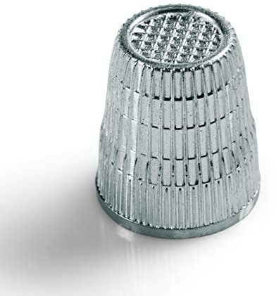 Prym - Zink Die -Cast Silber (16 mm) Fingerhut - 1 Stück