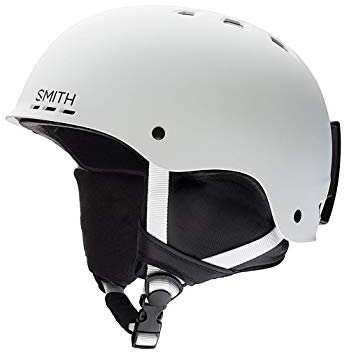 SMITH Herren Helm Holt Skihelm, Weiß matt/Schwarz, L/59-63