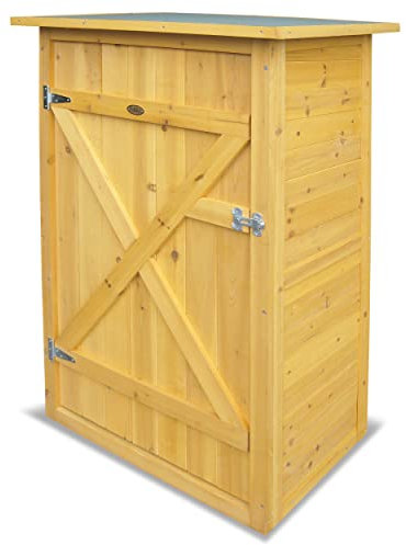 HABAU Gartenschrank Flachdach, 3103, 75 x 56 x 117 cm, mit 2 Regalböden