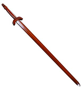 CIMAC Tai Chi Sword - 91cm Wooden Sword, Made of Red Oak, Training Aid for Tai Chi Practice, Easy to Use and Sturdy