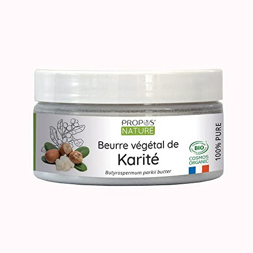 Beurre de Karité Bio désodorisé - 100% pur et naturel - 100 g - Propos'Nature