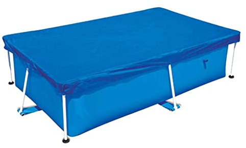 Premium Tarp Garden Swimming Outdoor Paddling Pool Sheet, Dark Blue, 260x160CM
