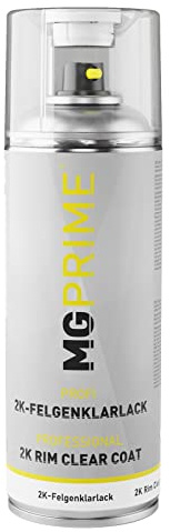 2K klarlack för fälgar blank HS 400 ml sprayburk