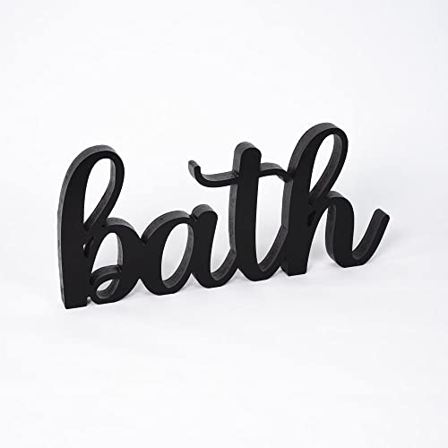 Declea Placa de Apoyo, Madera MDF, Negro, 30 x 13,5 cm