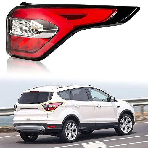 Coche Montaje De luces Traseras Para Ford Kuga 2017 2018 2019, lámpara trasera Luz Indicadora De Señal De Giro Coche Faro Trasero Accesorios, outside-right