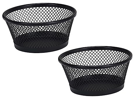 Parliky 2pièces Organiseur De Bureau Maille Pour Trombones Distributeur Pratique Et Résistant Pour Maison École Et Bureau Rangement Compact Pour Petites Fournitures