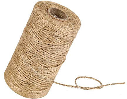 Garten Schnur 100m Natürliche Jute Twine Sackleinen String Hanf Seil Party Hochzeit Geschenk Geschenk Kords Faden DIY Scrapbooking Floristen Handwerk Dekor