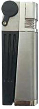 BML 2 in 1 Metal Lighter with Pipe | Folding & Soft Flame Upgrade Lighter Hitter | Open Flame Men's Smoking Gadget and for Camping BBQ Kitchen Use