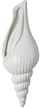 Amosfun 3 Blumenvasen Für Tafelaufsätze Wanddekoration Dekoration Für Zu Hause Cuidado Del Interieur Del Vehãculo Wandvase Kreative Blumenmuschel Weiß Haushalt Wandgemälde