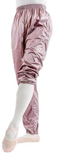 flexdans Pantalones de Baile de Calentamiento de Ballet,Pantalones de Ballet Ripstop para Mujer Purple L