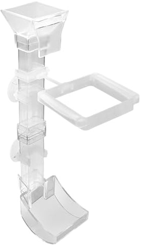 Lunaobrik Fischfuttermittel, Fischfutter für Aquarium - Aquarium Fischgarnelenfutter-Set | Antistreurohr für Lebensmittelbedarf Betta Pond Urlaub Home