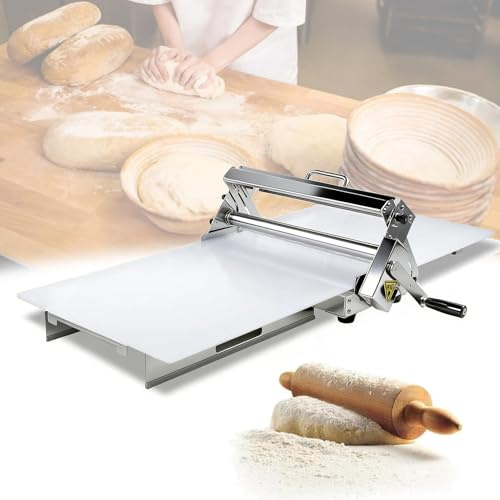 Sfogliatrice Manuale Pieghevole Sfogliatrice Professionale Pasticceria,Rullo Manuale Per Impasto,Per Commerciale E Domestico, Impasti Pizza E Panetteria Domestica Commerciale (Modello 400)