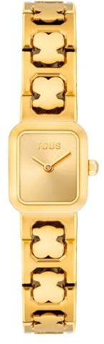 Tous Reloj analógico con Correa de Acero Icon Time