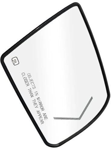 Vetro Specchietto Retrovisore Lente Specchietto Retrovisore Riscaldabile Laterale Di Ricambio Per Toyota Per Sequoia 2008-2017 Per Tundra 2007-2020 Lato Sinistro Destro OUSDUO(Right Passenger Side)
