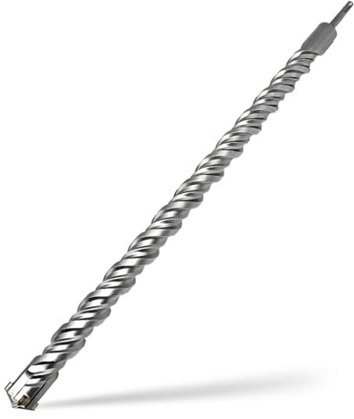 Broca para hormigón SDS Plus 32x400mm,4 cortes de metal duro y doble hélice,para piedra natural,hormigón