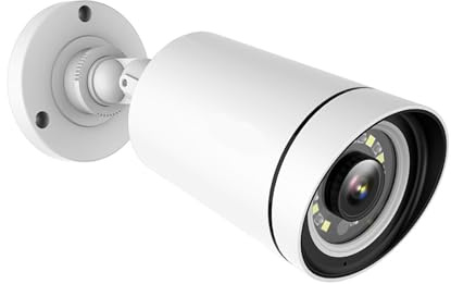 KVBRUI Telecamera IP 4K 8MP Video sorveglianza Poe Esterna Registrazione Audio CCTV Sicurezza Allarme Movimento Stradale Visione Notturna a Colori
