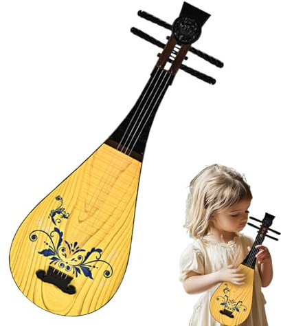 Giocattoli Classici Pipa Per Bambini - Strumento Musicale Per Bambini A Corde, Giocattolo Musicale Per Apprendimento Precoce | Strumento Educativo Prescolare Per Bambinii, Pratica Musicalee