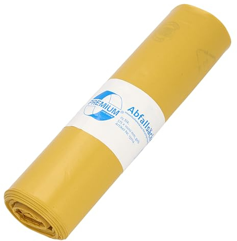 Sopsäckar DEISS PREMIUM gul typ 60, 70 liter