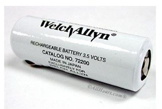 Welch Allyn 72200 3.5 V Reemplazo NiCad Batería recargable (negro)