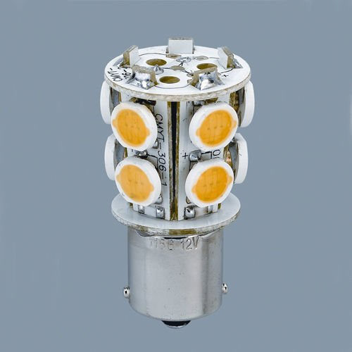 2PCS MARINE RV TRAILER BUS LED BULD B15D HIGH POWER SINGLE CONTACT PARALLEL PINS
