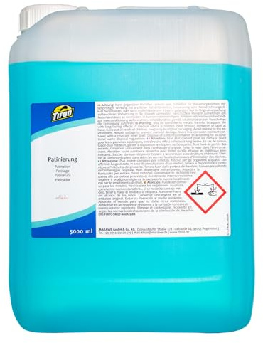 Tifoo Patinierung (5000 ml) - Messing/Kupfer/Bronze patinieren, Patiniermittel - Patina Farbe
