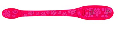 Flexilight Xtra Pink Flowers - Leselampe Buchleuchte: Mit 2 LEDs und extralangem Hals