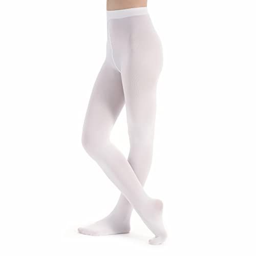tanzmuster ® Ballettstrumpfhose Mädchen - Lena - (Gr. 92-170) kein Kratzen und Rutschen, äußerst strapazierfähig (keine Laufmaschen), Strumpfhose fürs Kinder Ballett