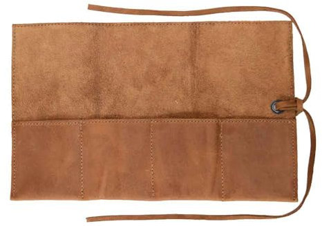 Hide & Drink, Uhrenrollen-Organizer mit 4 Fächern, Aufbewahrungsbox, Schmuckrolle, einfach zu transportieren, Vollnarbenleder, handgefertigtes Reiseetui, Single Malt Mahagoni
