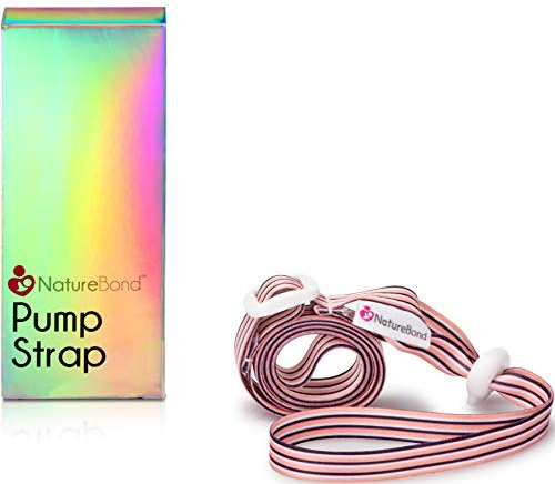 Sangle pour pompe NatureBond pour le tire-lait/l'allaitement/les coquilles en silicone (Misty Rose)