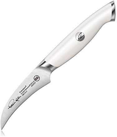 Cangshan Thomas Keller Signature Collection Swedish Powder Steel Forged, 2.75-Inch Peeling Knife, White