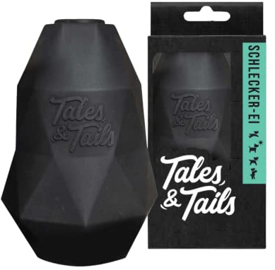 Tales & Tails - Schlecker-Ei | Hundespielzeug zum Befüllen | Hundefutter & Hundeleckerli | Langanhaltende Beschäftigung | Natürliche Materialien