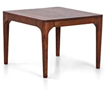 byLIVING Couchtisch Bosse/Besitelltisch Massivholz Akazie braun geölt/Sofatisch/natürlicher Charakter/B 60, H 45, T 60 cm