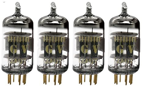 JINGERL 12AU7 ECC82 Vacuum Tube Valve Amplifier Audio Tube Replace 12AU7-T 12AU7-S (Color : 4pc Match Quad)