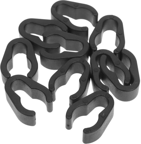 FUNOMOCYA 10 Stück Kabelhalter Kunststoff Kabelclips für Halter Mikrofon Ständer Zubehör