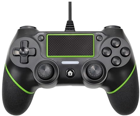 Wired Controller for PS/4 Controller Wired for HDAKDDHG Playstation-4/Pro/Slim and PC Windows 11/10/8/7 with Double Vibration and Motion Motors, Wired PC Controller for PS/4 Remote