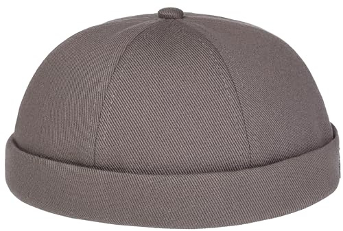Enter the Complex® Casquette Docker pour homme et femme, 100 % coton, taille réglable avec fermeture Velcro, gris, taille unique