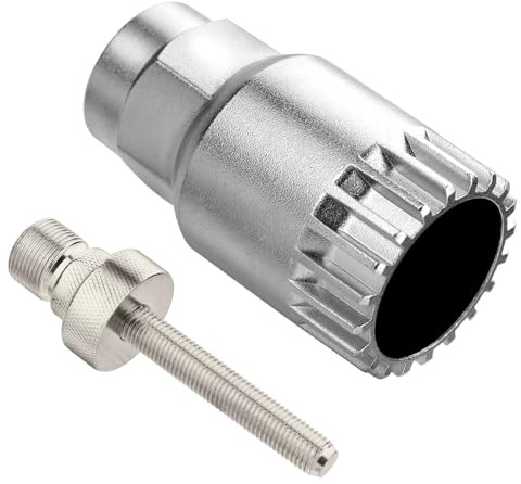 TBoonor Fahrrad Innenlager Entferner, Werkzeug Kurbelabzieher Entferner | 24 mm Universal 20 Zähnen Anti-Rutsch-Werkzeug,Innenlagerschlüssel für Shimano/VP/FSA/LP Innenlager