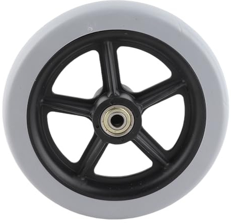 Wheelchair Rubber Wheels, Non-Slip Wheels for Disabled Wheelchair, Labor Saving for Health Care Vehicles