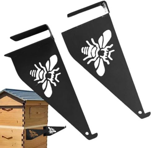 Bienenstock-Inspektionsbügel, Bienenstockrahmen-Inspektionsbügel, Bienenstockrahmen aus Edelstahl, Bienenstockständer, Bienenkästen und -rahmen Starter Kit, Imkereibedarf (Schwarz)