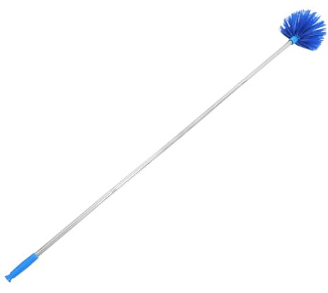 JEWEDECO Spolverino Per Ragnatele Pulisci Soffitti e Pareti Asta Di Prolunga Leggera Utile Per Raggiungere Aree Alte e Difficili Rimuove Polvere e Ragnatele Con Efficacia