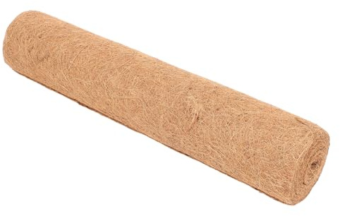 Toddmomy Tappeto in Fibra di Cocco Naturale per Rettili, Sottopavimento Traspirante 0,5x2m, Tagliabile e Riutilizzabile per Terrario Tartarughe e Animali Domestici